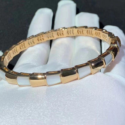 [Luna Brilliance]SERPENTI BRACELET PINK GOLD MOP