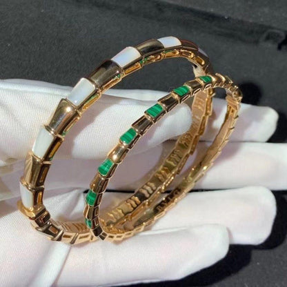 [Luna Brilliance]SERPENTI BRACELET PINK GOLD MOP