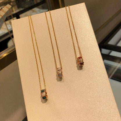 [Luna Brilliance]SERPENTI PEDANT DIAMOND NECKLACE