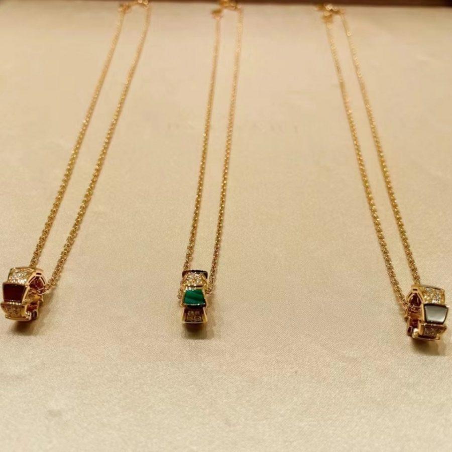 [Luna Brilliance]SERPENTI PEDANT DIAMOND NECKLACE