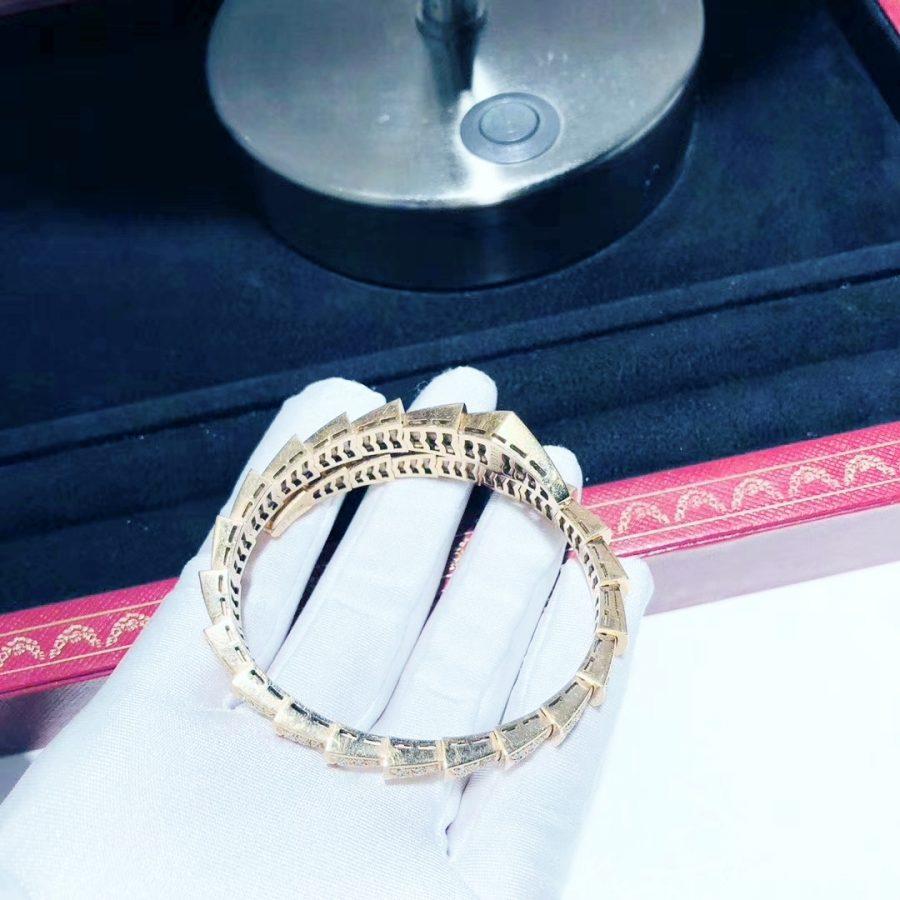 [Luna Brilliance]SERPENTI BRACELET 8MM PINK GOLD DIAMOND