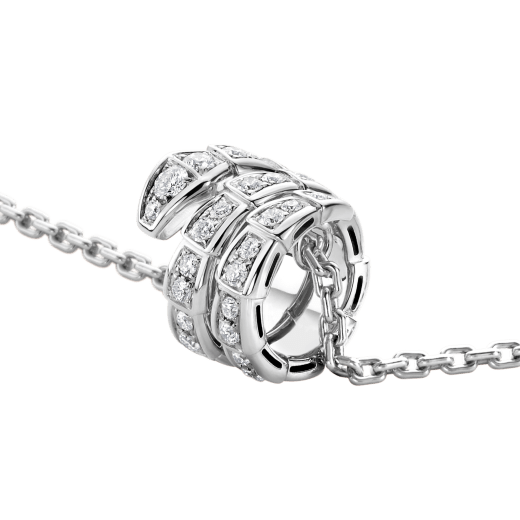 [Luna Brilliance]SERPENTI  NECKLACE DOUBLE RING DIAMOND