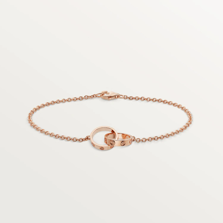 [Luna Brilliance]LOVE BRACELET DOUBLE RING