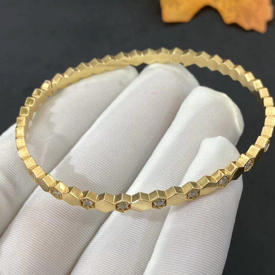 [Luna Brilliance]BEE LOVE GOLD DIAMOND BRACELET
