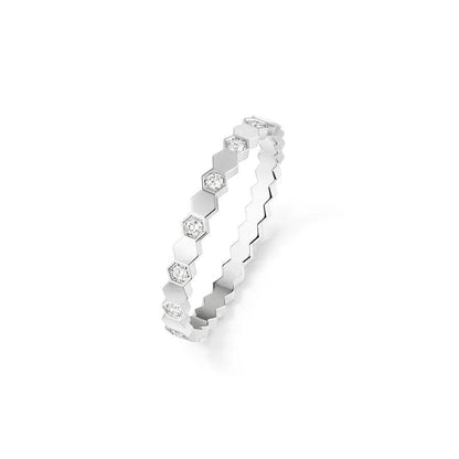 [Luna Brilliance]BEE LOVE RING SILVER DIAMOND
