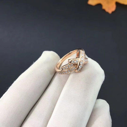 [Luna Brilliance]JEUX DE RING PINK GOLD DIAMOND