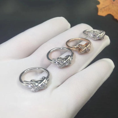 [Luna Brilliance]JEUX DE SILVER DIAMOND RING