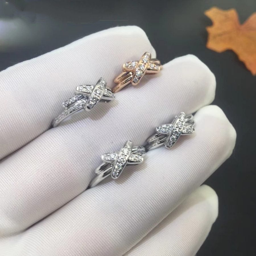 [Luna Brilliance]JEUX DE SILVER DIAMOND RING