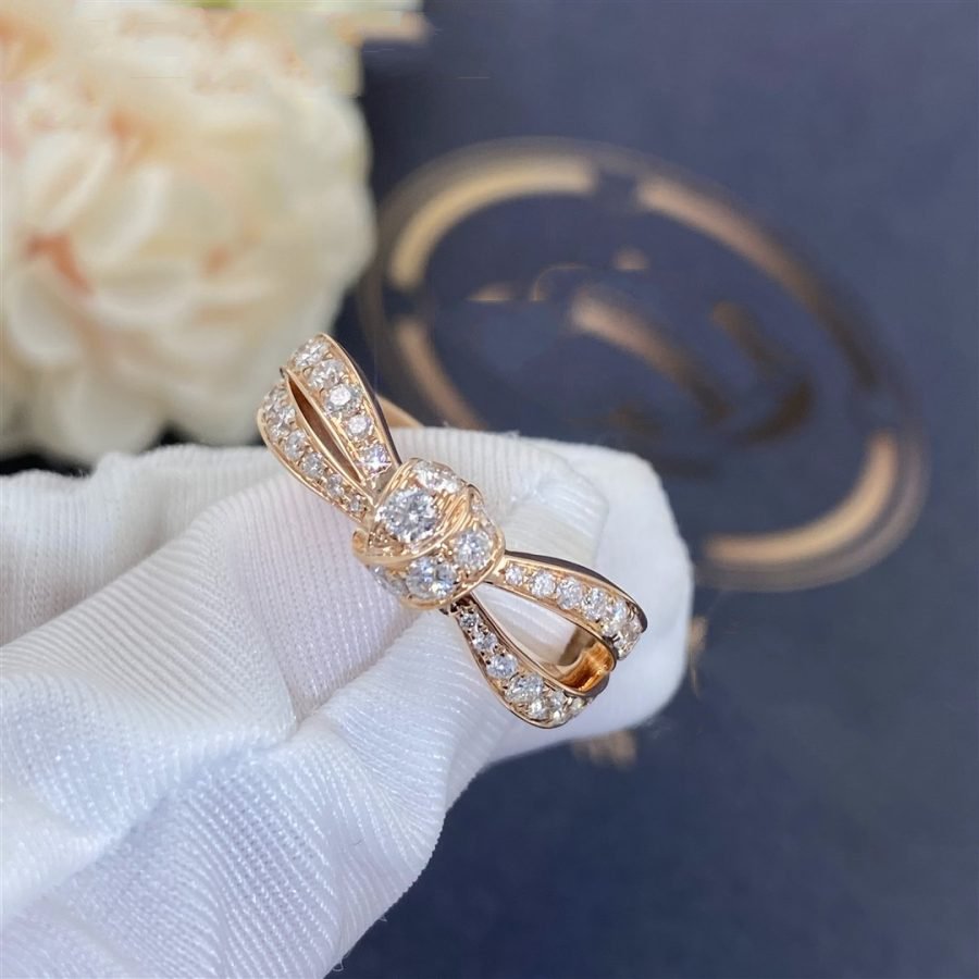 [Luna Brilliance]LIENS PINK GOLD DIAMOND RING