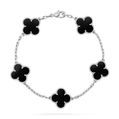 [Luna Brilliance]CLOVER SILVER BRACELET COLLECTION,5 MOTIFS