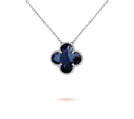 [Luna Brilliance]CLOVER 15MM NECKLACE SILVER COLLECTION