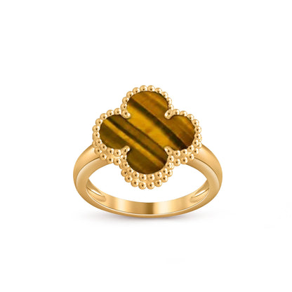 [Luna Brilliance]CLOVER RING GOLD COLLECTION