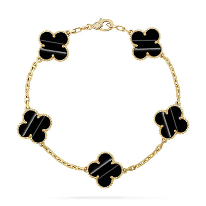 [Luna Brilliance]CLOVER GOLD BRACELET COLLECTION,5 MOTIFS