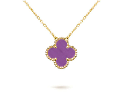 [Luna Brilliance]CLOVER 15MM SINGLE FLOWER NECKLACE COLLECTION