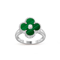 [Luna Brilliance]CLOVER SILVER DIOMND RING COLLECTION