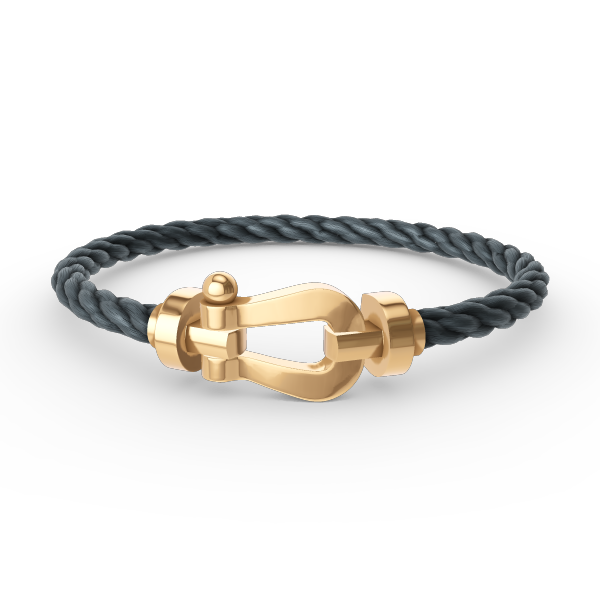 [Luna Brilliance]FORCE LARGE HORSESHOE NO DIAMOND BRACELET GOLD