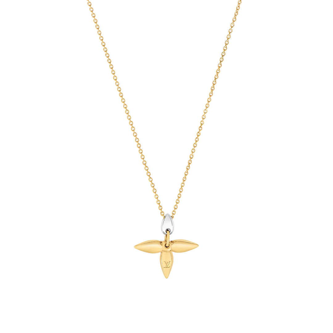 [Luna Brilliance]LOUISETTE PEDANT GOLD NECKLACE
