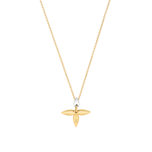[Luna Brilliance]LOUISETTE PEDANT GOLD NECKLACE