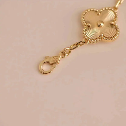 [Luna Brilliance]CLOVER 5 FLOWERS LASER BRACELET