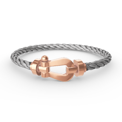[Luna Brilliance]FORCE LARGE HORSESHOE NO DIAMOND BRACELET ROSE GOLD