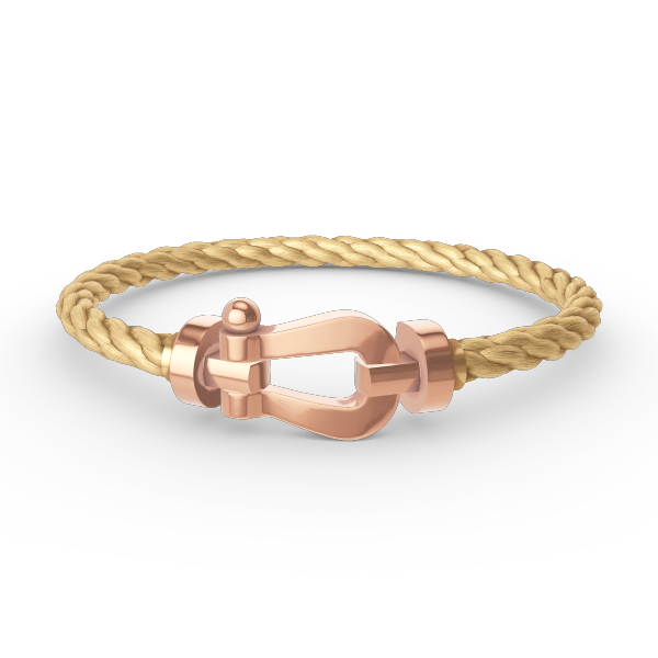 [Luna Brilliance]FORCE LARGE HORSESHOE NO DIAMOND BRACELET ROSE GOLD