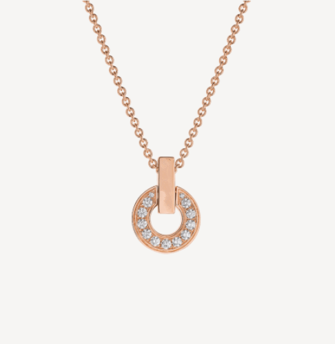 [Luna Brilliance]GARI NECKLACE PINK GOLD DIAMOND
