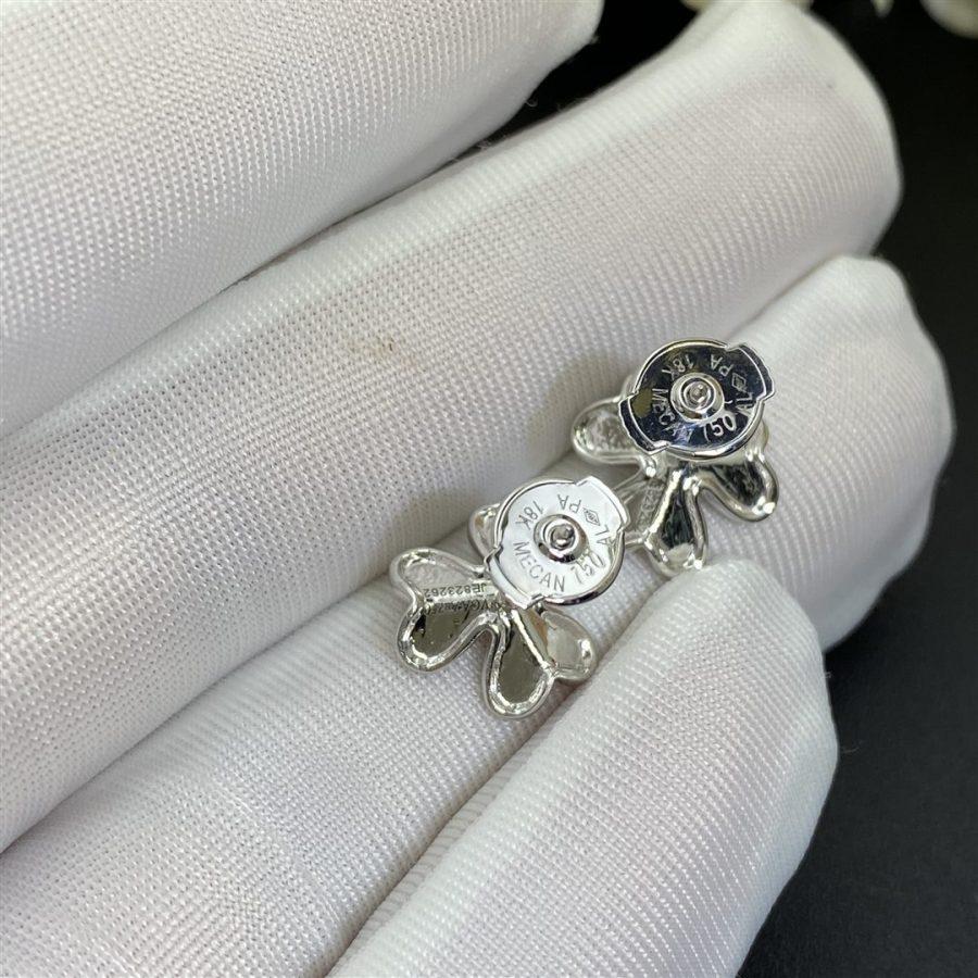 [Luna Brilliance]FRIVOLE MINI SILVER FLOWER EARRINGS