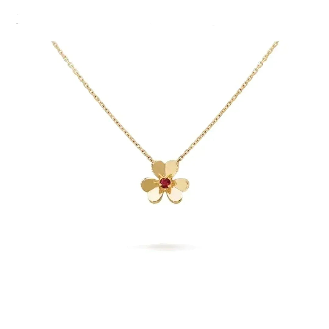 [Luna Brilliance]FRIVOLE GOLD FLOWER NECKLACE