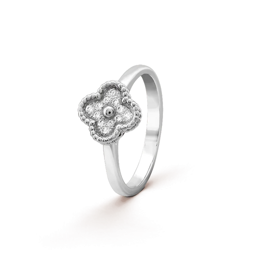 [Luna Brilliance]CLOVER DIAMOND RING