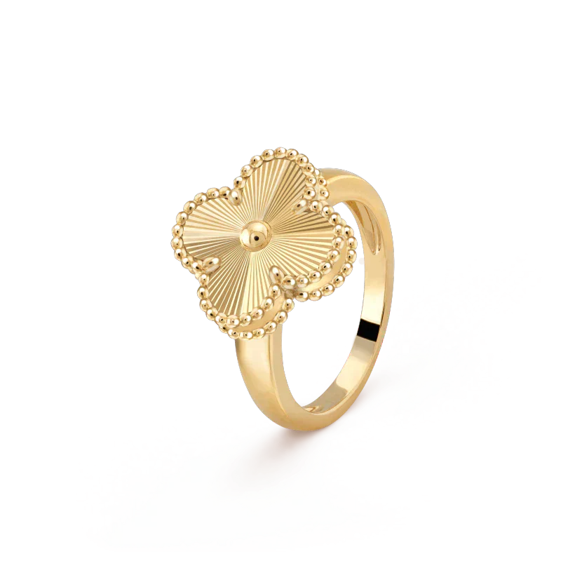 [Luna Brilliance]CLOVER GOLD RING
