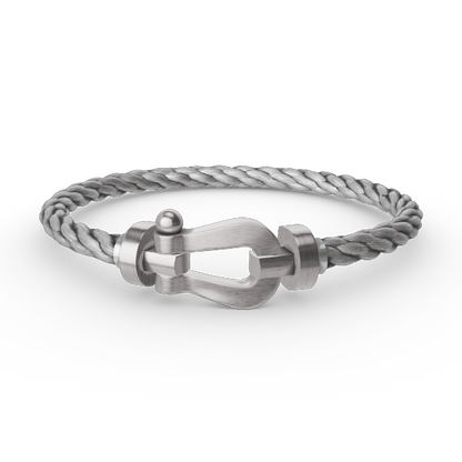 [Luna Brilliance]FORCE LARGE HORSESHOE NO DIAMOND BRACELET SILVER