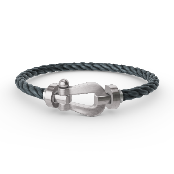 [Luna Brilliance]FORCE LARGE HORSESHOE NO DIAMOND BRACELET SILVER