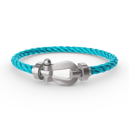 [Luna Brilliance]FORCE LARGE HORSESHOE NO DIAMOND BRACELET SILVER