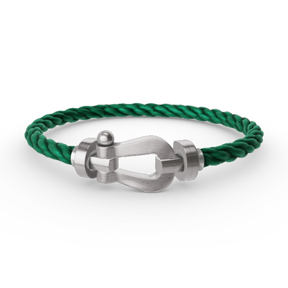 [Luna Brilliance]FORCE LARGE HORSESHOE NO DIAMOND BRACELET SILVER