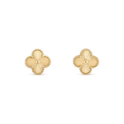 [Luna Brilliance]CLOVER MEDIUM 1 MOTIFS LASER EARRINGS